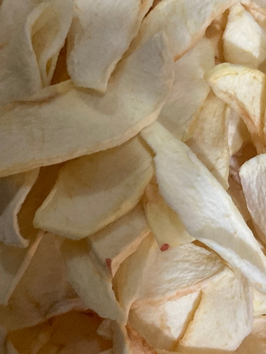 Rodajas de manzana dorada